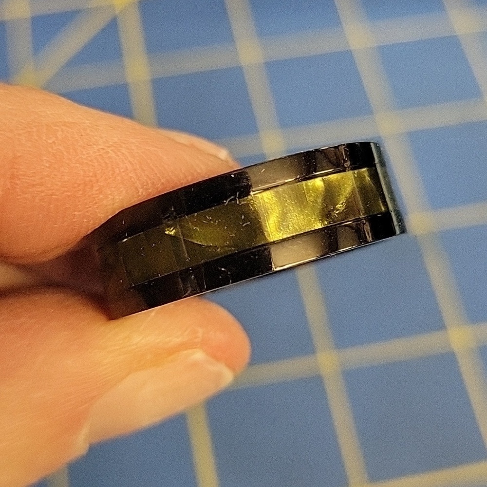 Grey & Black Ring